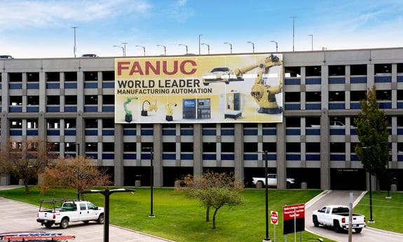 Parking Garage Exterior Banner